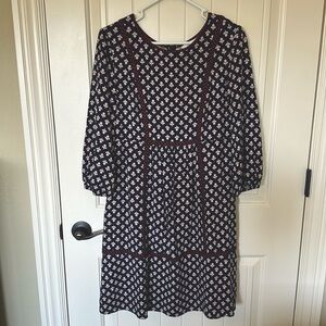 Boden 3/4 Length Sleeve Dress